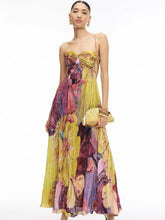 Kiara Multicolored Ikat Print Maxi Dress Newgew Dresses